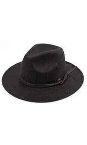 C.C. Hitch Knot Trim Vegan Felt Panama Hat