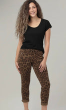 Carry Leopard Floral Print Jogger Pants