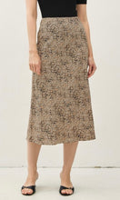 Brooklyn Plus Brown Leopard Print Midi Skirt