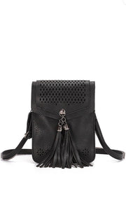 Barlon Vegan Leather Cellphone Crossbody Bag