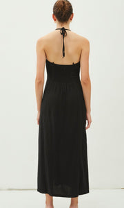 Anisah Black Linen Multi-Way Midi Dress