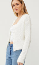 Ajuan Ivory Cozy Cardigan Sweater