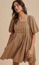 Lyric Bran Cotton Pleated Mini Dress