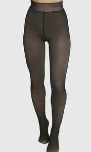 Molly Fake Sheer Fleece Lined Pantyhose Tights