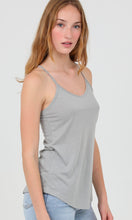 Chelsea Light Grey Racer Back Cami Top