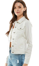 Alista White Vintage Denim Jacket