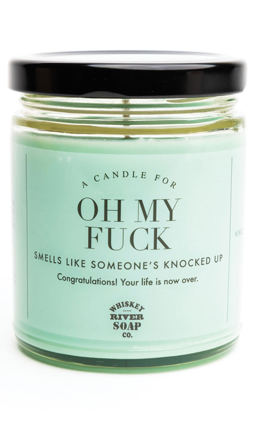 Whiskey River - WTF “Oh My Fuck” 6.5 OZ Candle