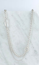 Lucille Worn Silver Short Necklace