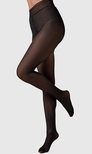 Molly Fake Sheer Fleece Lined Pantyhose Tights