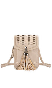 Barlon Vegan Leather Cellphone Crossbody Bag