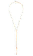 Necklace Rose Gold Double Drop Pendant Y-Design Necklace