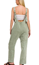 Abayne Olive Shoulder Strap Baggy Pocket Romper Jumpsuit