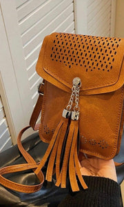 Barlon Vegan Leather Cellphone Crossbody Bag
