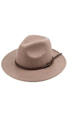 C.C. Hitch Knot Trim Vegan Felt Panama Hat