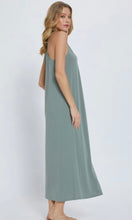 *SALE! Adarla Olive Green Soft Modal Knit Midi Dress