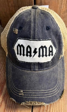 AC/DC Mama Black Distressed Baseball Hat