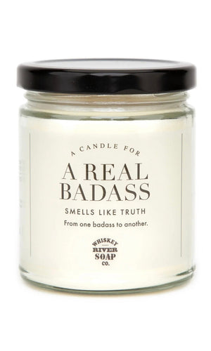 WTF “A Candle For A Real Badass” 6.5 OZ Candle