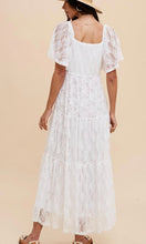 Argy - Ivory Lace Tiered Smocked Maxi Dress