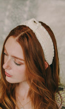 *SALE! Topknot Natural Crochet Checker  Headband