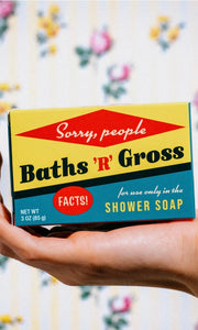 Whisky River BATHS ‘R’ GROSS Triple Milled Bar Soap