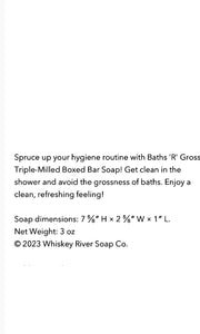 Whisky River BATHS ‘R’ GROSS Triple Milled Bar Soap