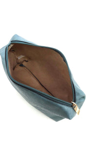 Bennie Brown 3-In-1 Vegan Leather Whipstitch Braided Tote Handbag Set