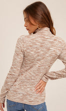 Alila Stone Texture Pointelle Mock Sweater Top