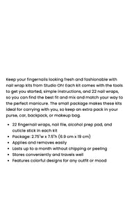 Studio Oh! - Original Art Mani Nail Wrap Kits