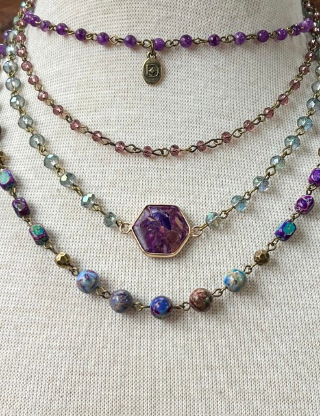 Janet Necklace Purple