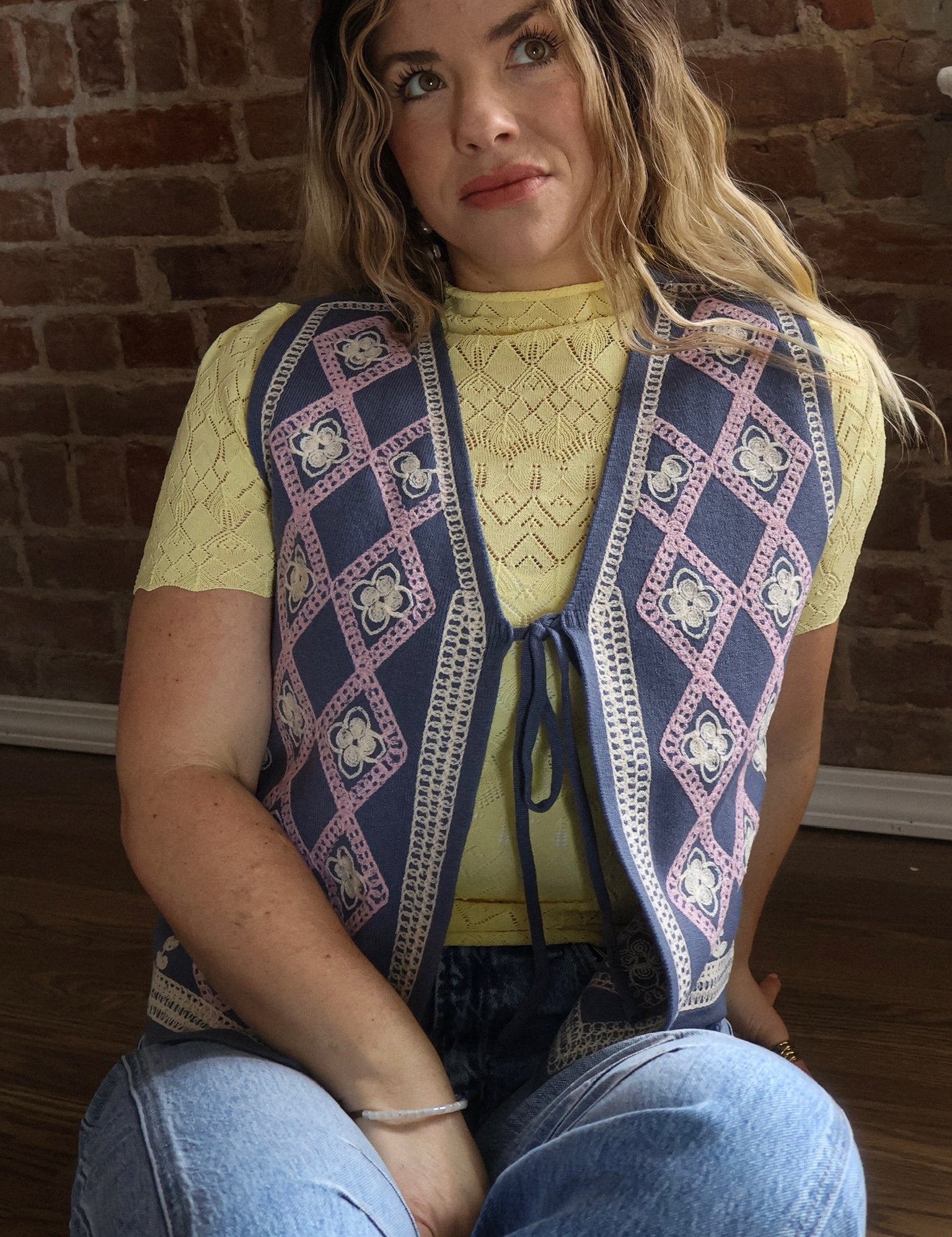 Kaiser Embroidered Sweater Vest