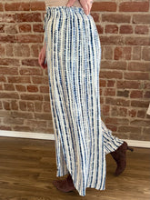 Sadie Front Slit Striped Pants