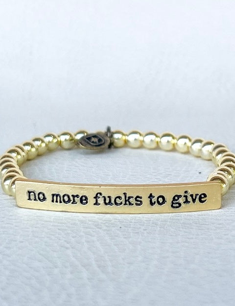 Saucy Potty Mouth Bracelets