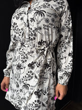 Stetson Abstract Long Sleeve Mini Dress