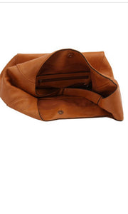 Berkeley Stone Vegan Leather Hobo Shouler Bag