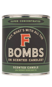 Whiskey River “F Bombs” Vintage Paint Can Candle