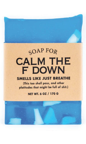 Whisky River Soap for Calm The F Down-