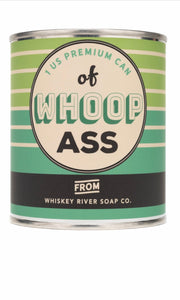 Whiskey - River “Whoop Ass” Vintage Paint Can Candle