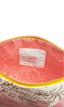 Papaya Blush “Catalina Watercolor” Small Tassel Pouch Purse Bag