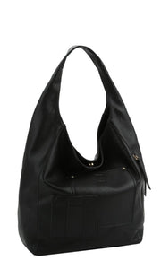 Berkeley Stone Vegan Leather Hobo Shouler Bag