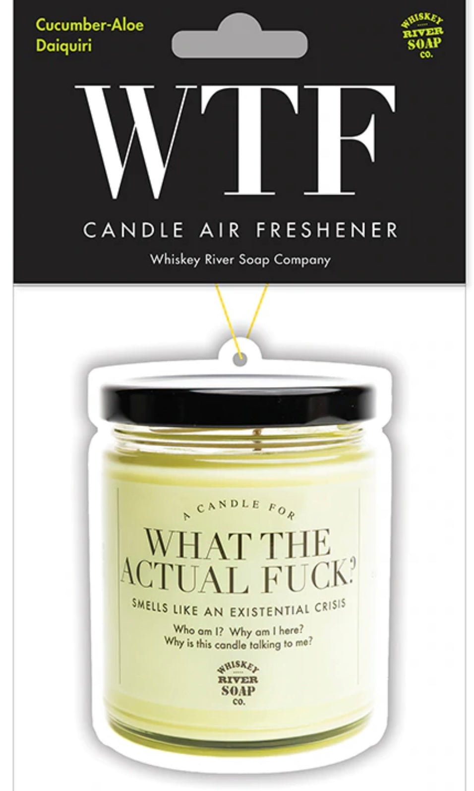 Whisky - River WTF Air Freshener for WHAT THE ACTUAL FUCK