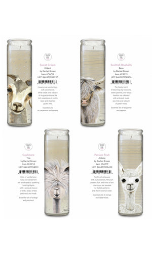 Studio Oh! Sweet Farm Animals Scented Cathedral Candles