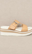 *SALE! Aellie Tan Strappy Chunky Platform Sandal Shoe