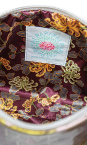 Papaya Pink “Love Multiplies” Small Tassel Pouch Purse Bag