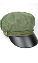 Brent Olive Greek Fisherman Cap Hat