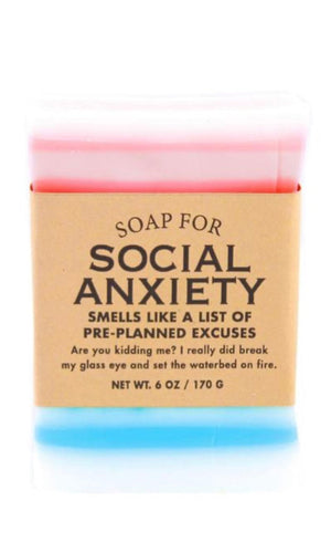 Whisky River Soap for Social Anxiety-