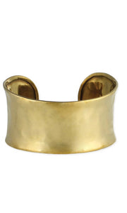 Bracelet Bohemian Gold  Hammered Rustic Cuff Bracelet