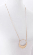 Necklace Vintage Gold Inspired  Plated Circle Pendant  Necklace