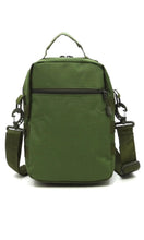 Bermuda Green Military Canvas Cellphone Crossbody Messenger Bag