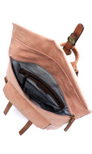 Bodie Cognac Brown Vegan Leather Convertible Backpack Crossbody Bag