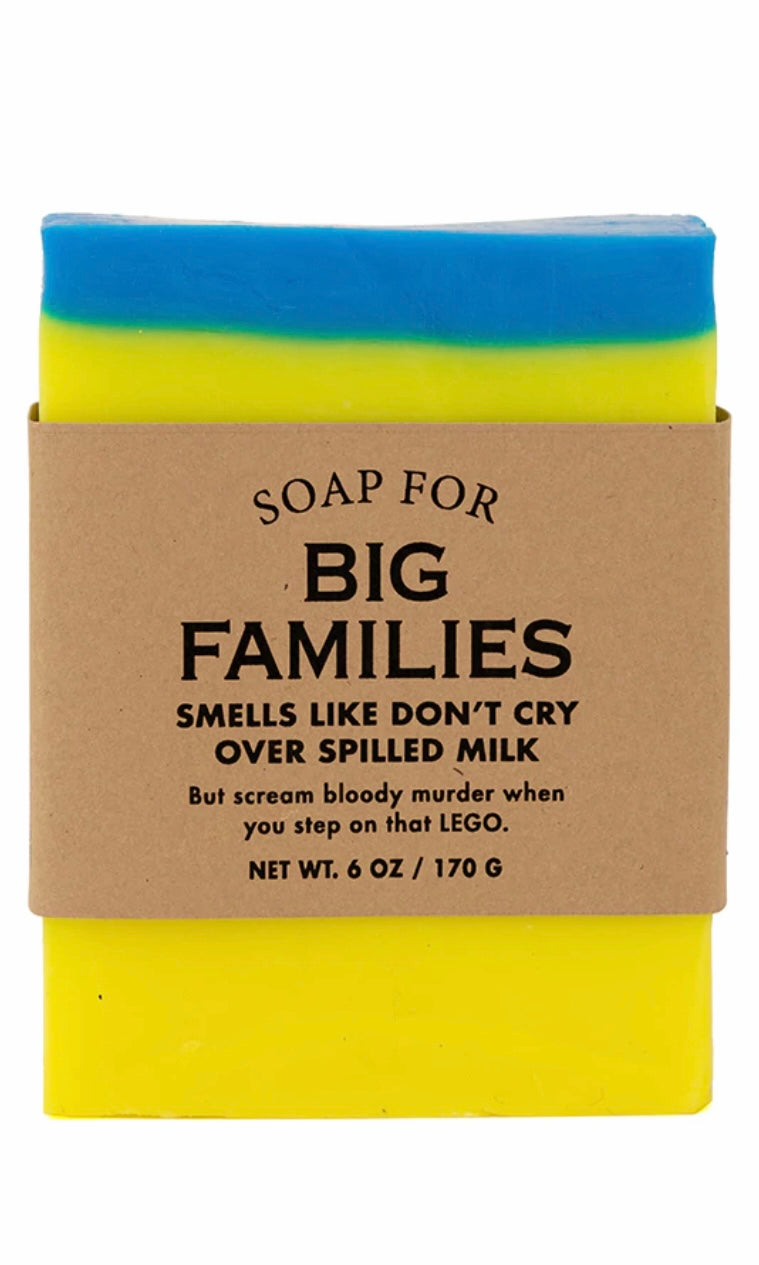 Whisky River Soap for Big Families